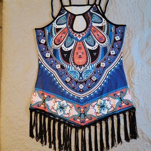 Bohemian Fringe Top
